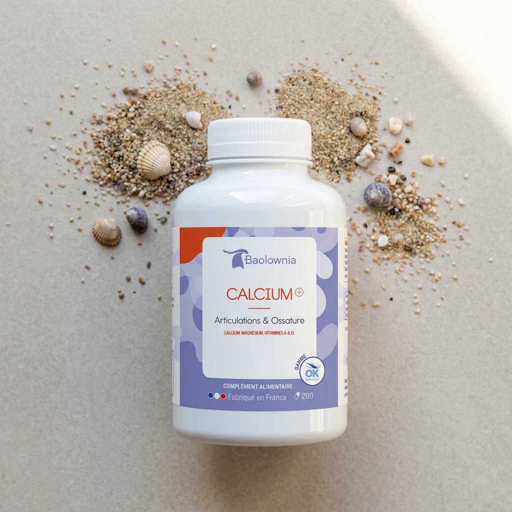 calcium mise en scène complement alimentaire baolownia
