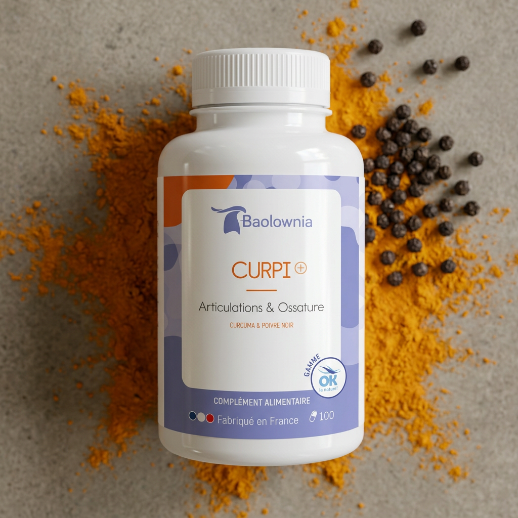 curpiPLUS mise en scène baolownia complement alimentaire